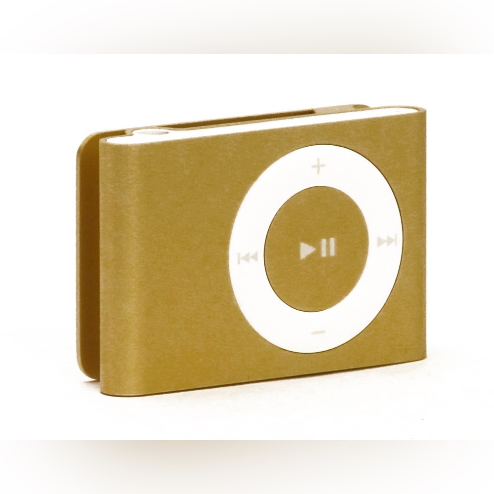 Apple iPod Shuffle 4th Generation in gold